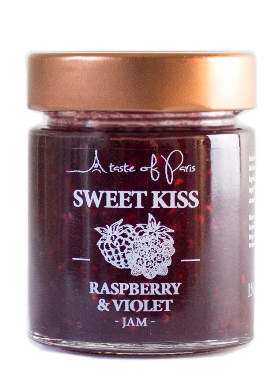 Artisanal jam with raspberry and violet A Taste of Paris