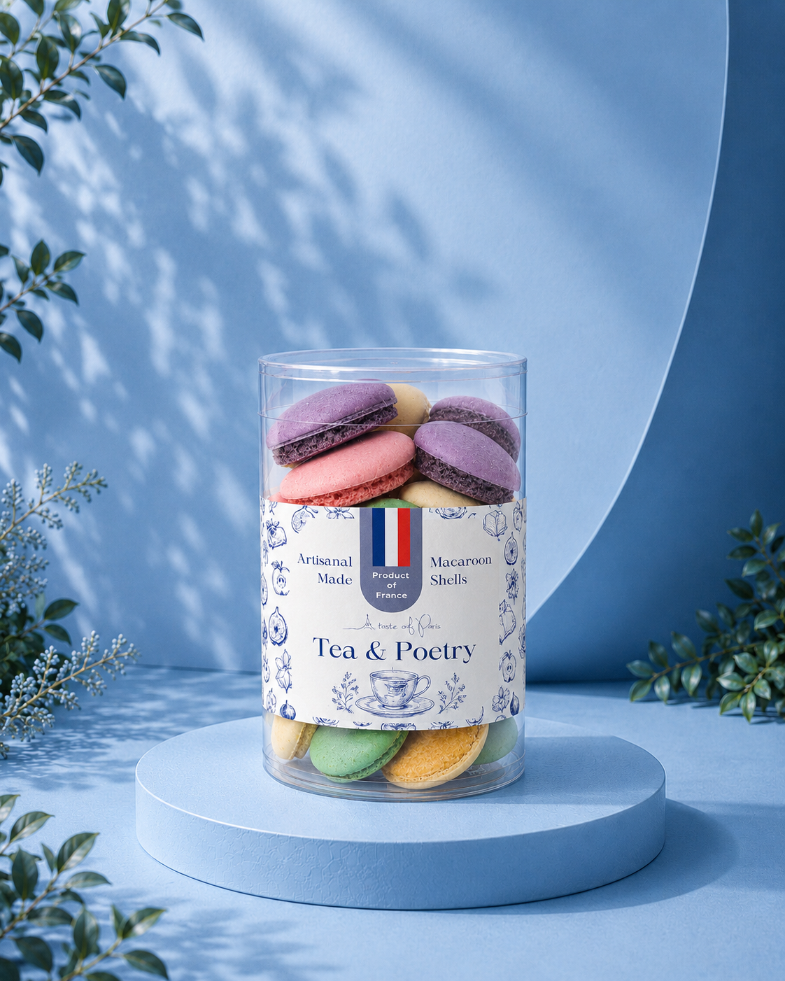 Tea & Poetry Macaroon Shells 100g