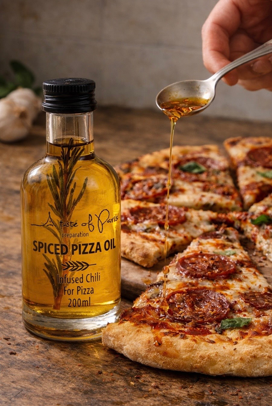 Spiced Pizza Oil - Chili Infused (200ml)