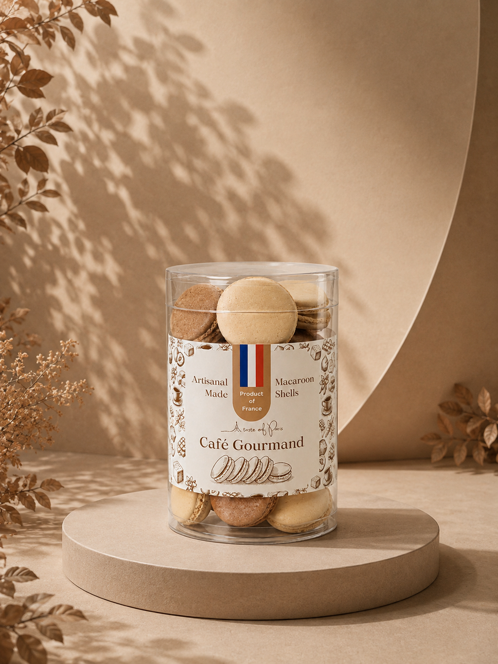 Café Gourmand Macaroon Shells 100g