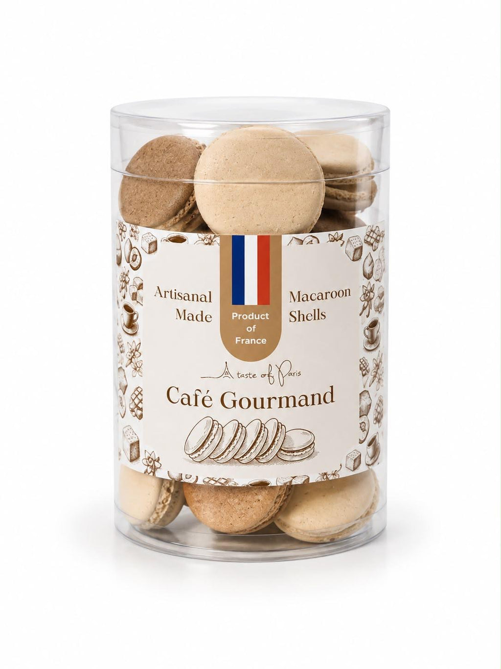 Café Gourmand Macaroon Shells 100g