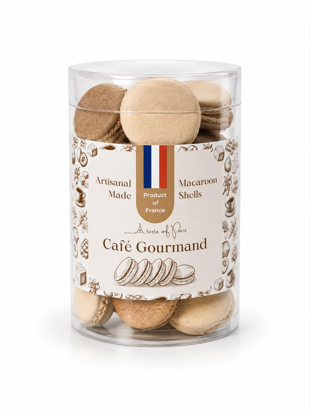 Café Gourmand Macaroon Shells 100g
