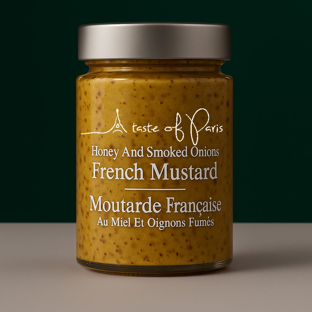 Organic Dijon Mustard with French Honey & Smoked Onions 190g