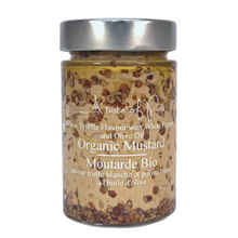 Load image into Gallery viewer, Organic White Pepper &amp; White Truffle mustard 190g
