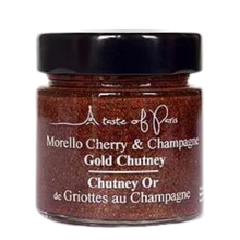 Load image into Gallery viewer, &quot;Gold&quot; Morello &amp; Champagne Chutney 100g
