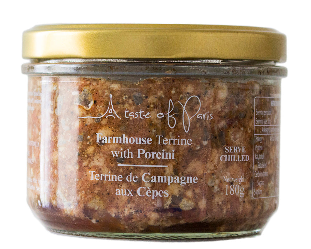 Terrine Farmhouse Porcini 180g A Taste of Paris
