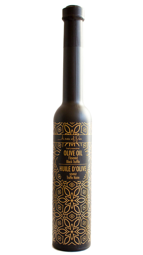 Black Truffle Flavoured Olive Oil 200ml Black Bottle