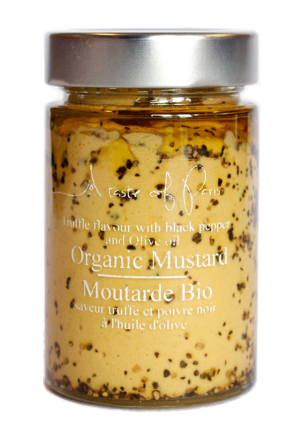 Organic Black Truffle & Black Pepper mustard 190g