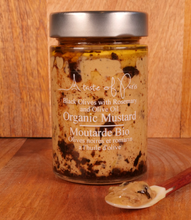 Load image into Gallery viewer, Organic Black Olive &amp; Rosemary mustard 190g
