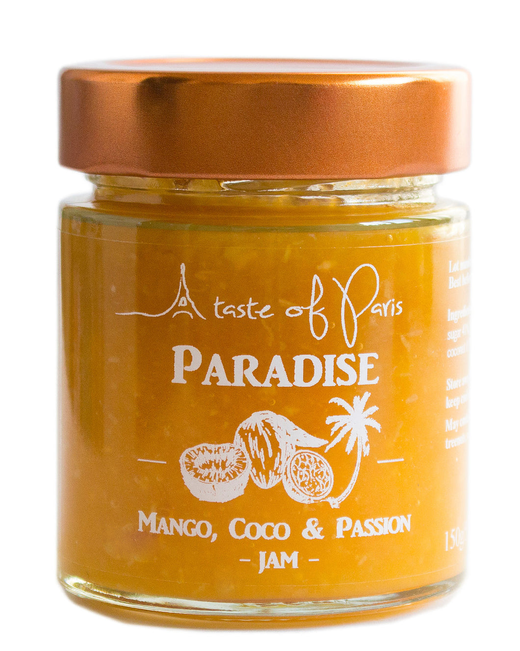 Mango, Coconut & Passion Fruit jam 150g