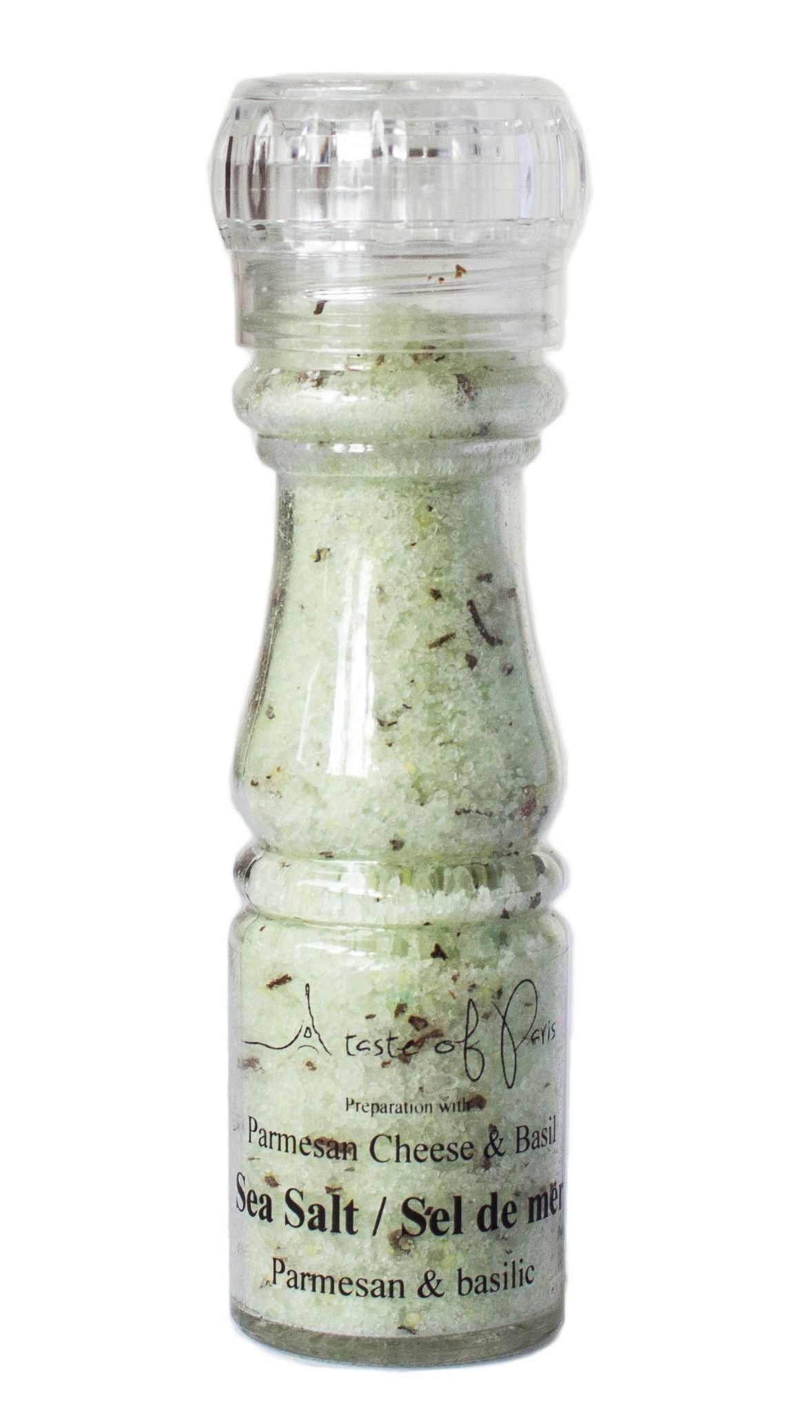 Sea Salt flavoured with Basil and Parmesan 145g